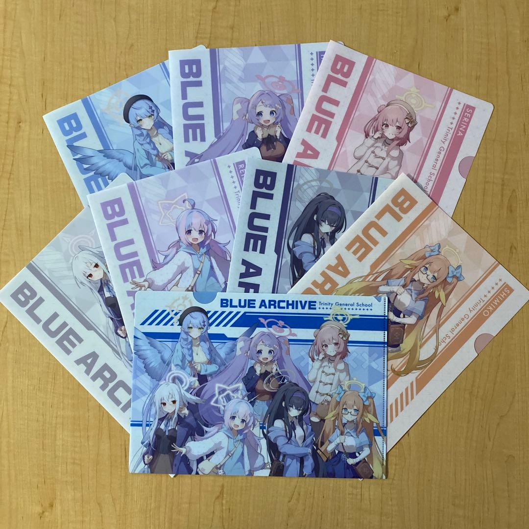 ブルーアーカイブ クリアファイル 8枚セット - メルカリ