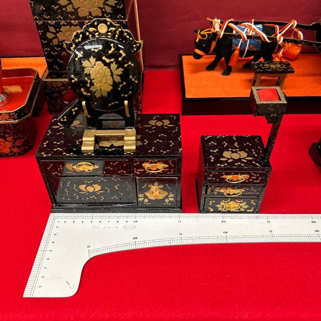 326】ひな祭り＊45号9品雛道具木製