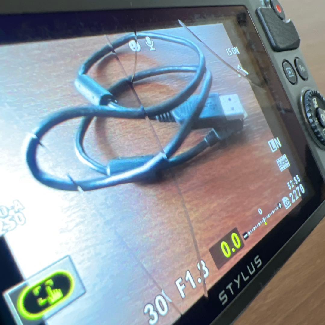 説明書付き】OLYMPUS STYLUS XZ-10 画面割れ有り - メルカリ