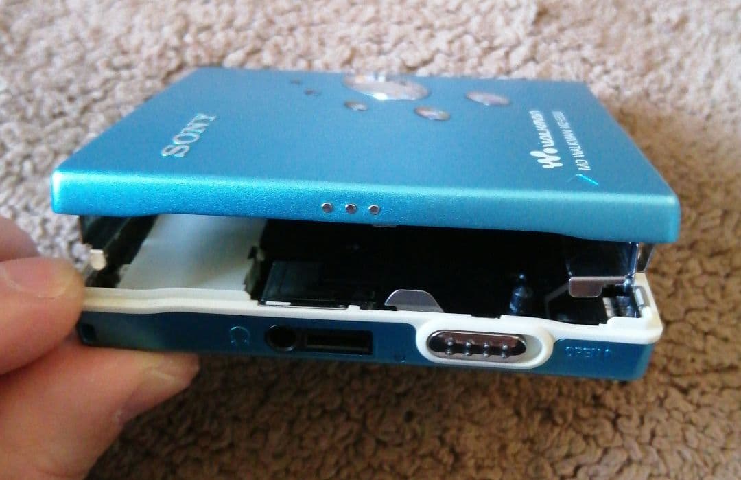 動作品】SONY MDウォークマン MZ-E520 ガム電池付送料込 - メルカリ