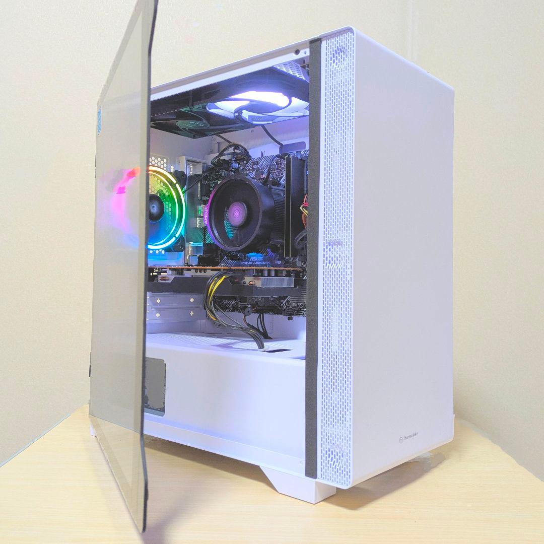 新品並み超美品】スノー ホワイト Ryzen7 高コスパ ゲーミングPC