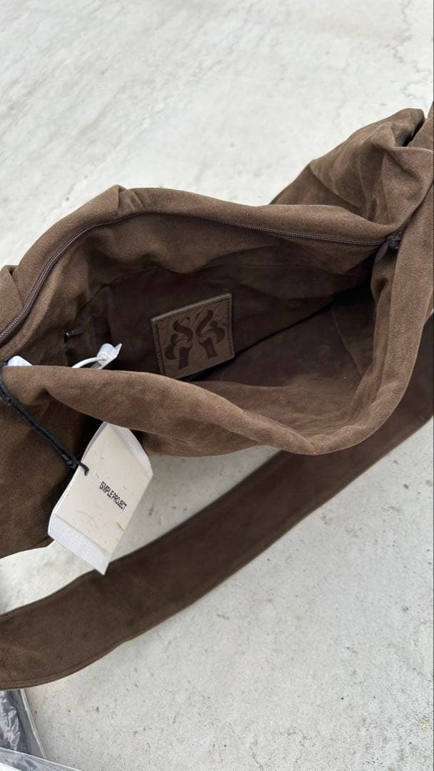 最安値】simple project ショルダーバッグ クロワッサン Lサイズ