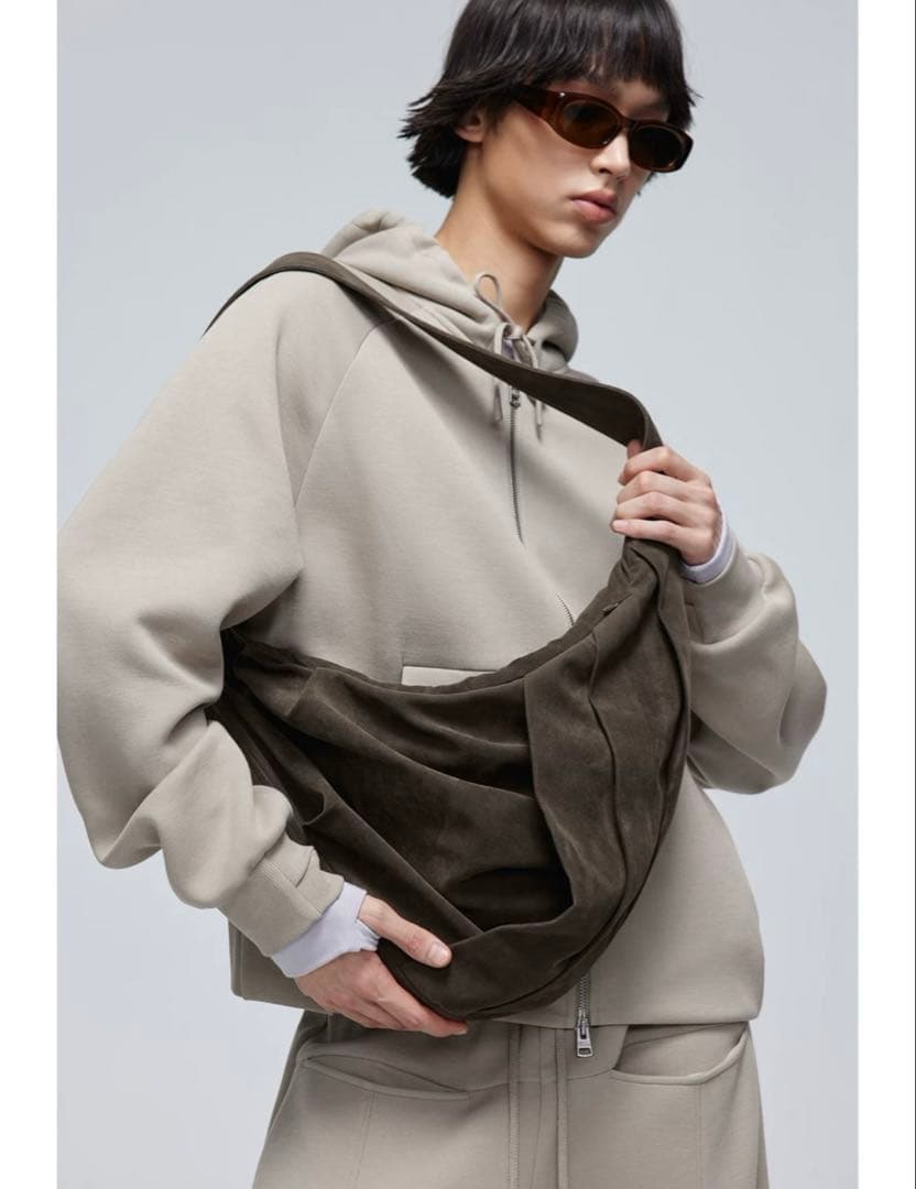 最安値】simple project ショルダーバッグ クロワッサン Lサイズ