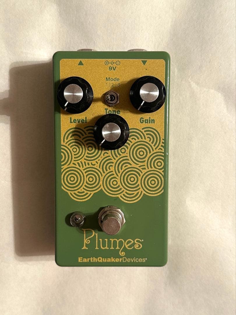 【未使用】EarthQuaker Devices Plumes 箱付き Open Box EarthQuaker Devices Plumes Small Signal Shredder
