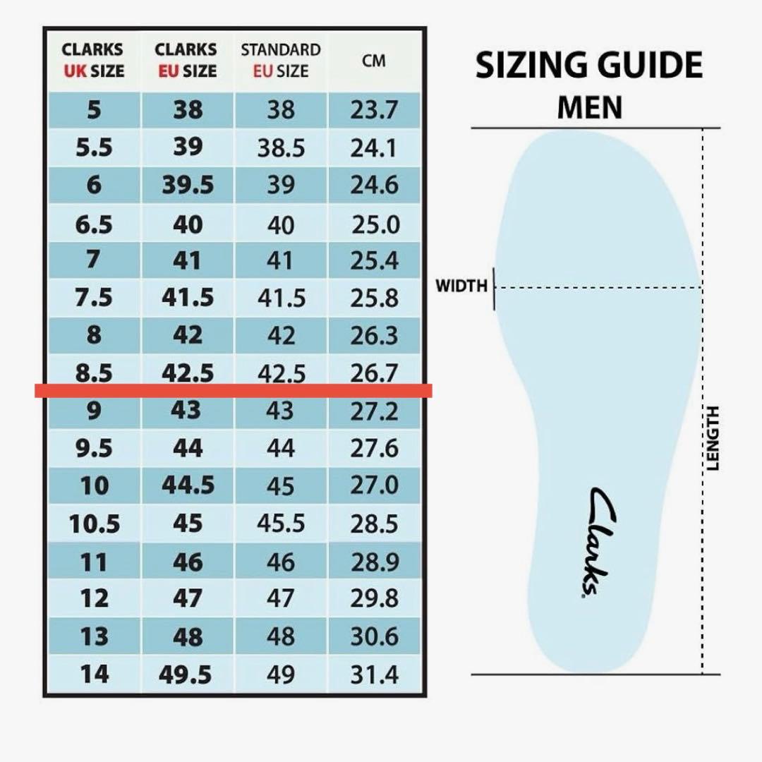 Clarks(クラークス) メンズ シェイカーブーツワラビーブーツ 26.5cm