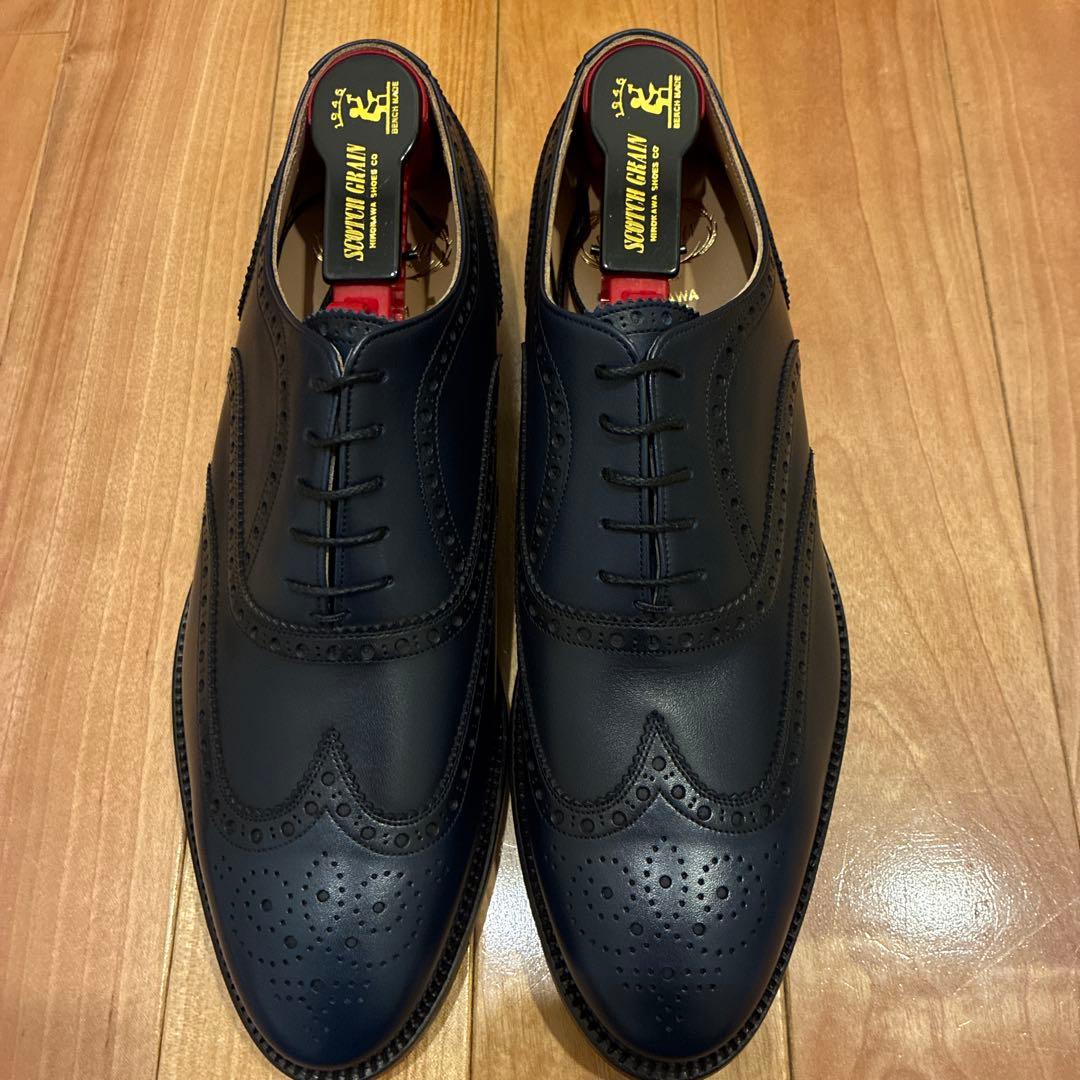 【新品】SCOTCH GRAIN 805 ネイビー EEE 27.0cm