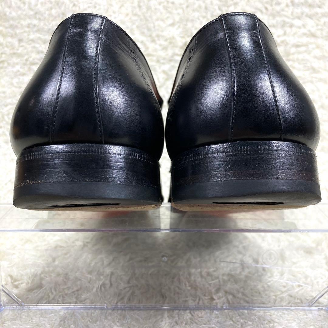 美品』Santoni ダブルモンクストラップ ストレートチップ メダリオン