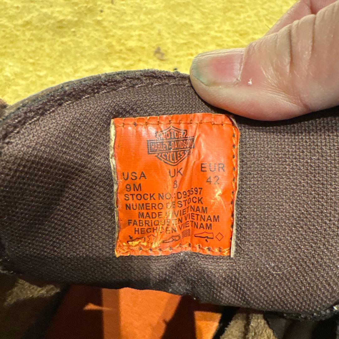 う*り様 【極美品】ハーレーダビッドソン 純正 ライディングブーツ