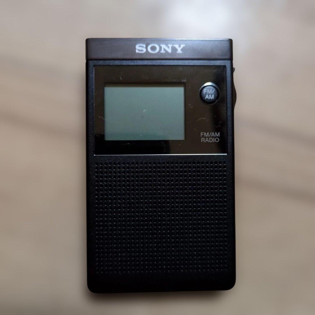 SONY ポケットラジオ FM/AMラジオ SRF-R356 動作品 - メルカリ