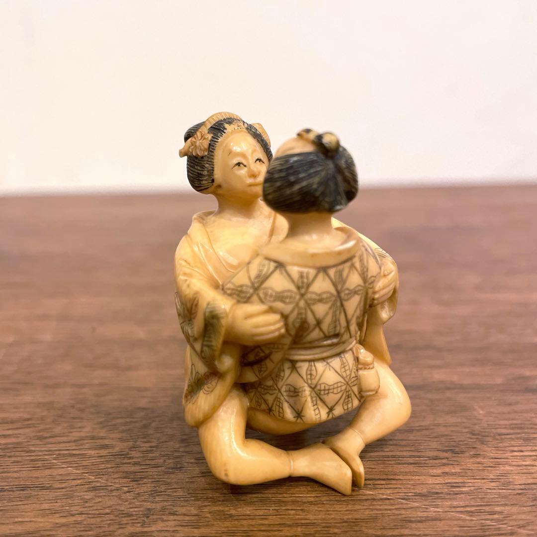 春画 根付 置物 天然素材 骨董 古美術 - メルカリ
