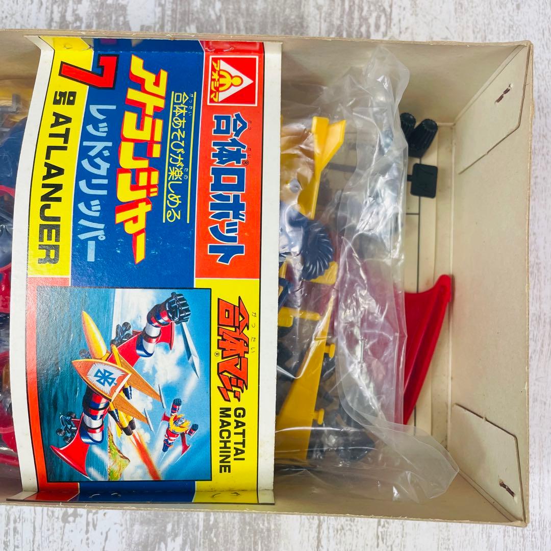 極希少品】アオシマ合体ロボット アトランジャー 7号レッドクリッパー