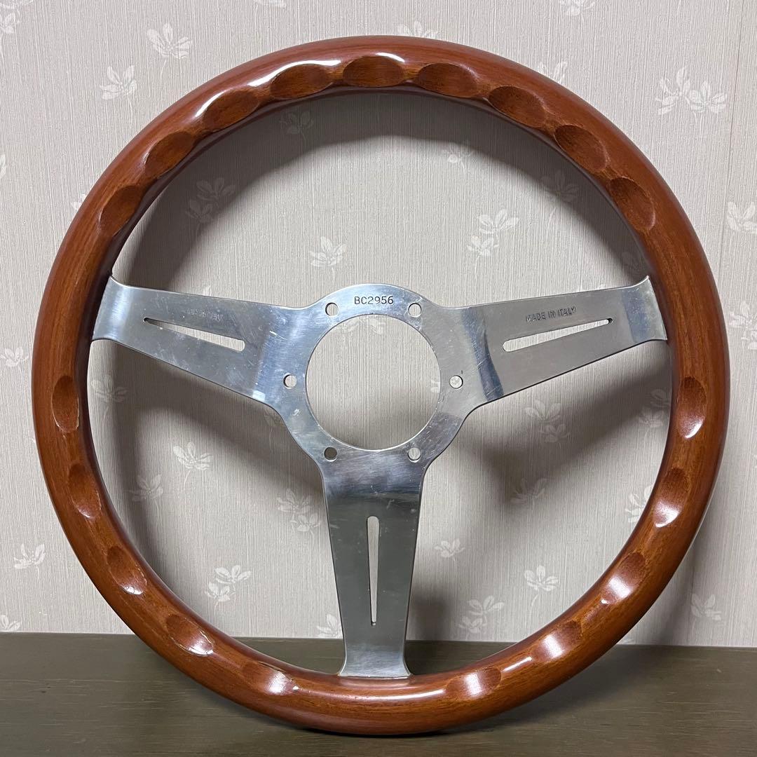 希少 ナルディ クラシック Φ32.5 ウッドステアリングホイール 3