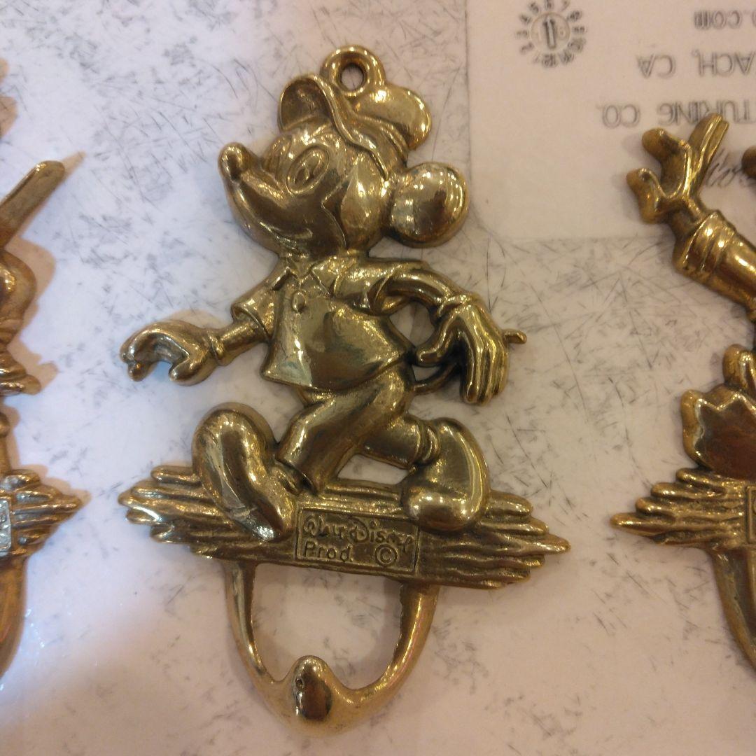 ディズニーキャラクター 壁フック 4個セット イタリー製