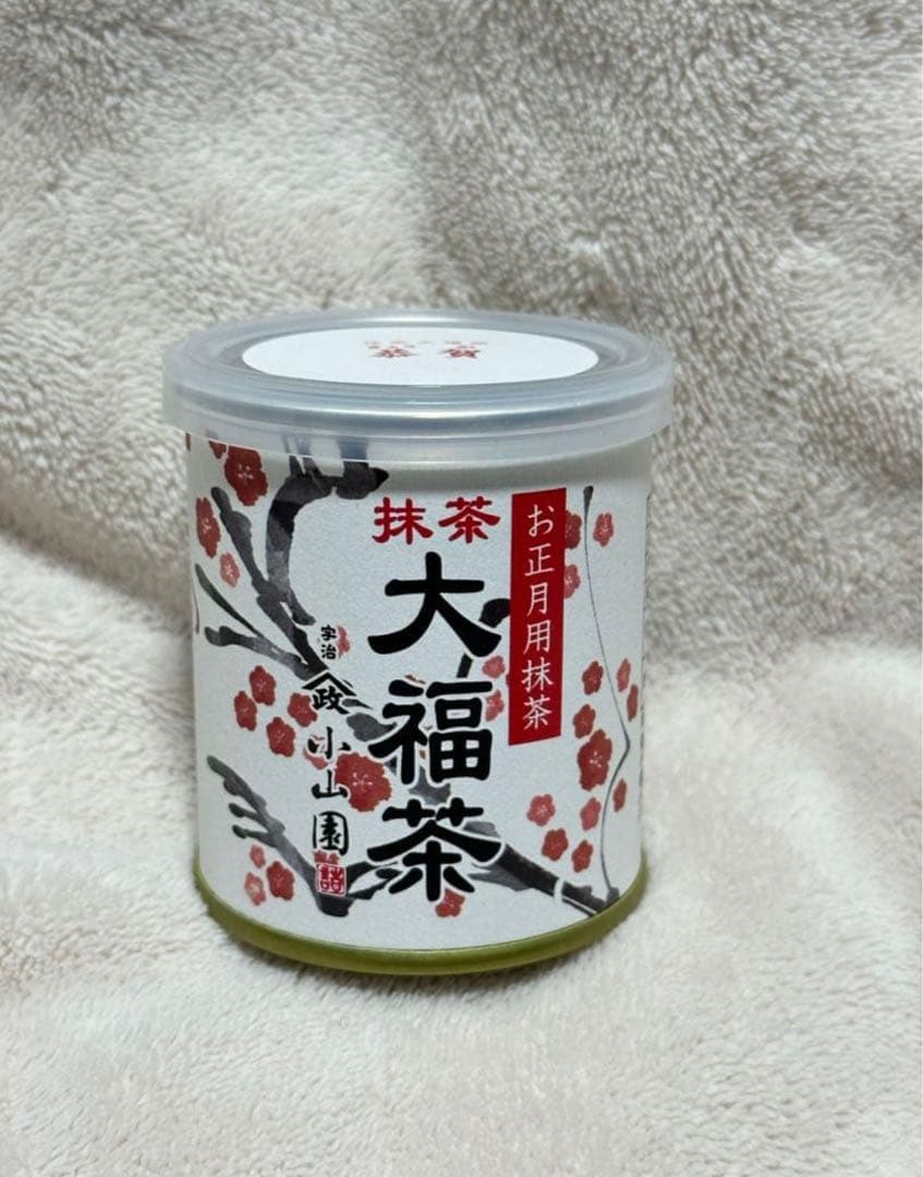 新品未開封・限定抹茶】山政小山園 大福茶 恭賀 30g缶 Uji Matcha