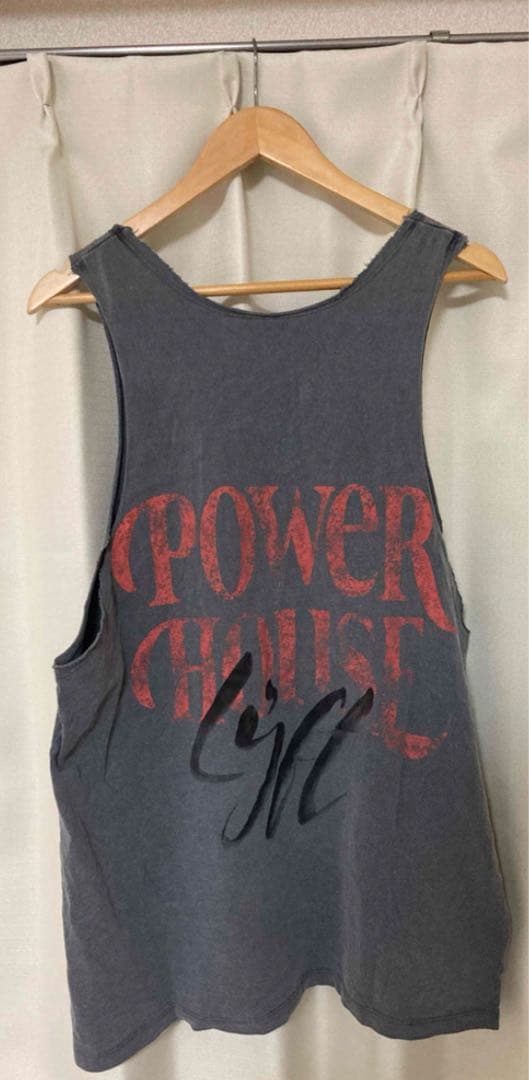 Lyft タンクトップ グレー POWER HOUSE GYM POWER HOUSE グレー デザイン