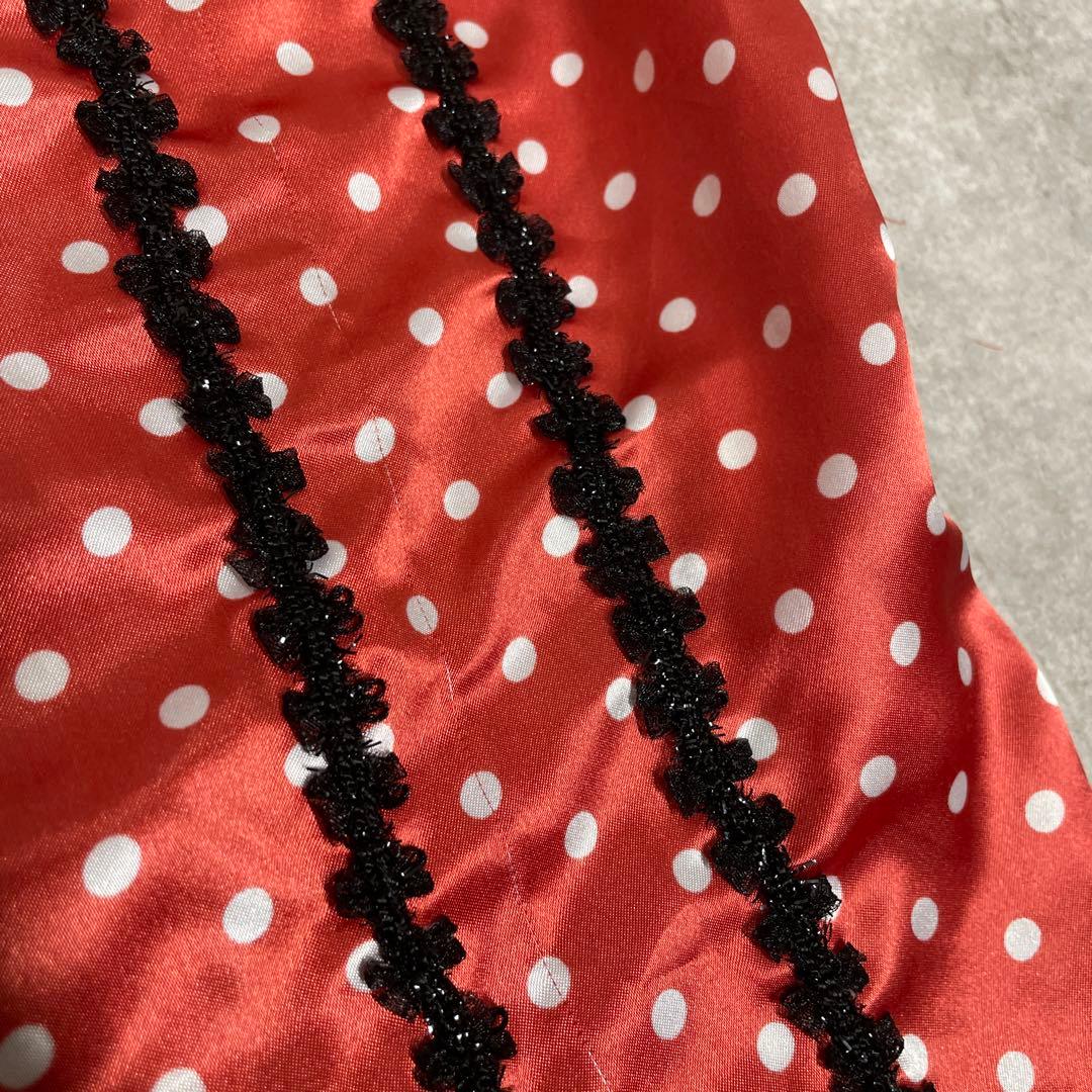 コムデギャルソン ドット柄 長袖シャツ 丸襟 オレンジ - メルカリ