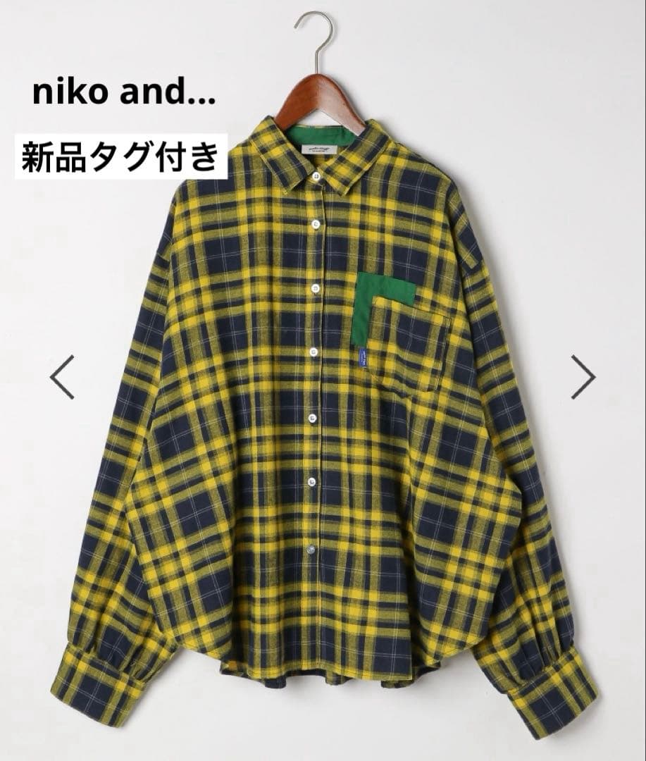 新品】ニコアンド -be with M- Misayoカラフルチェックシャツ - メルカリ