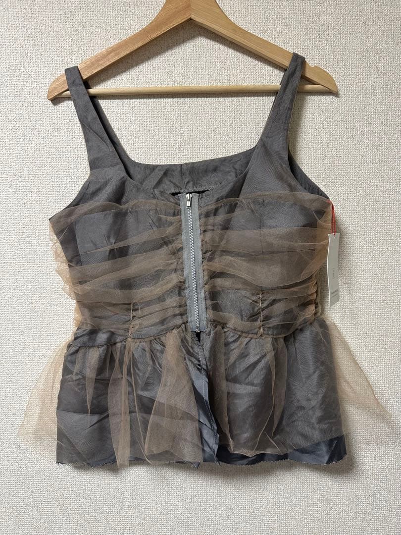 MAISON SPECIAL チュール　ビスチェ　キャミ MAISON SPECIAL（メゾンスペシャル）の「Tulle Off Shoulder Bustier