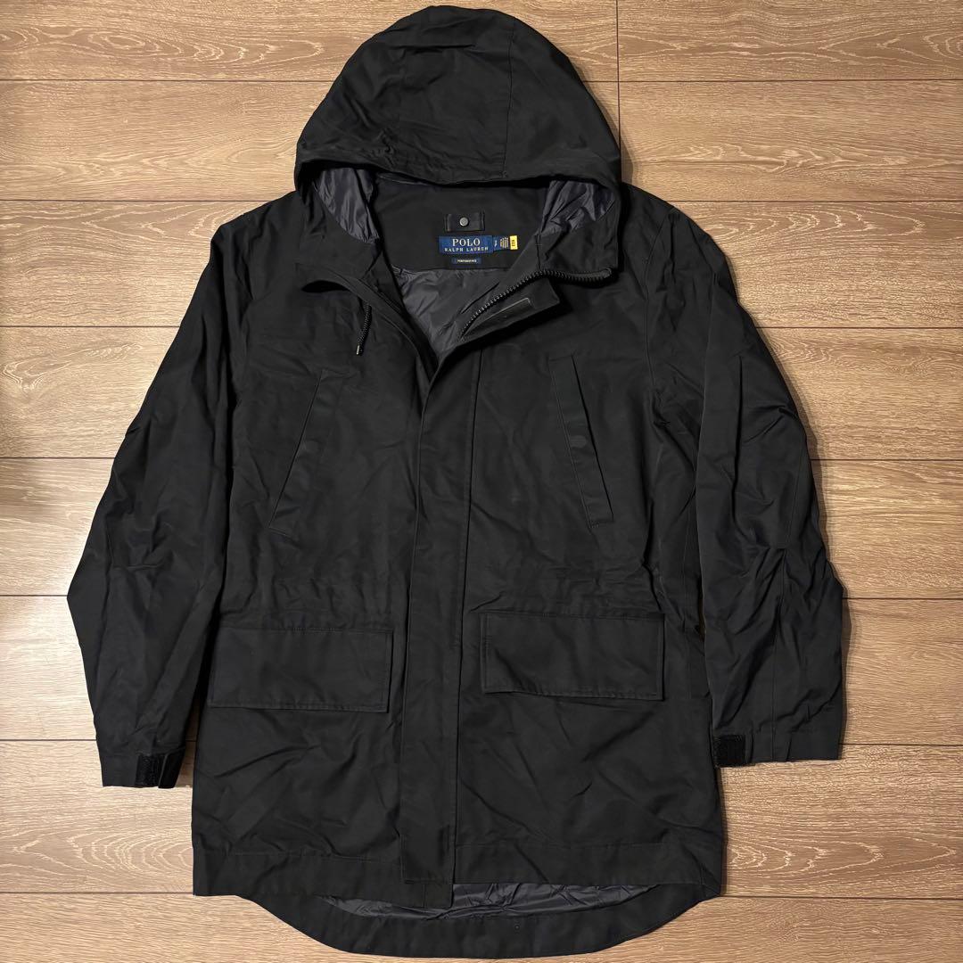 美品 現行　ポロラルフローレン フーデットジャケット　QRコードタグ　撥水 美品 現行 ポロラルフローレン フーデットジャケット QRコードタグ 撥水