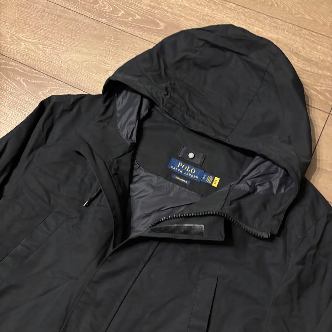 美品 現行 ポロラルフローレン フーデットジャケット QRコードタグ 撥水