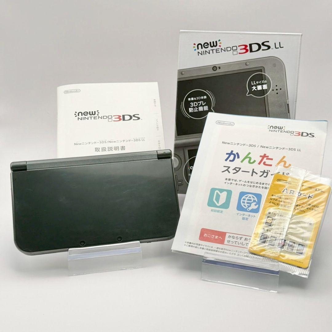 美品】298 new ニンテンドー3DS LL ブラック 箱付き 15-12 - メルカリ