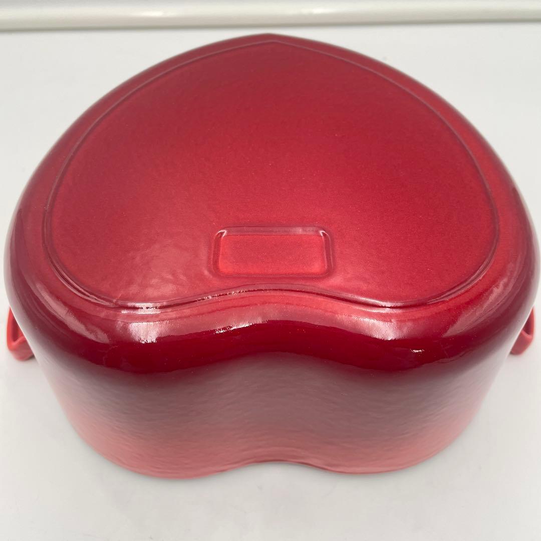 専用　ル・クルーゼ ココット・ダムール ハート型鍋 2.0L チェリーレッド