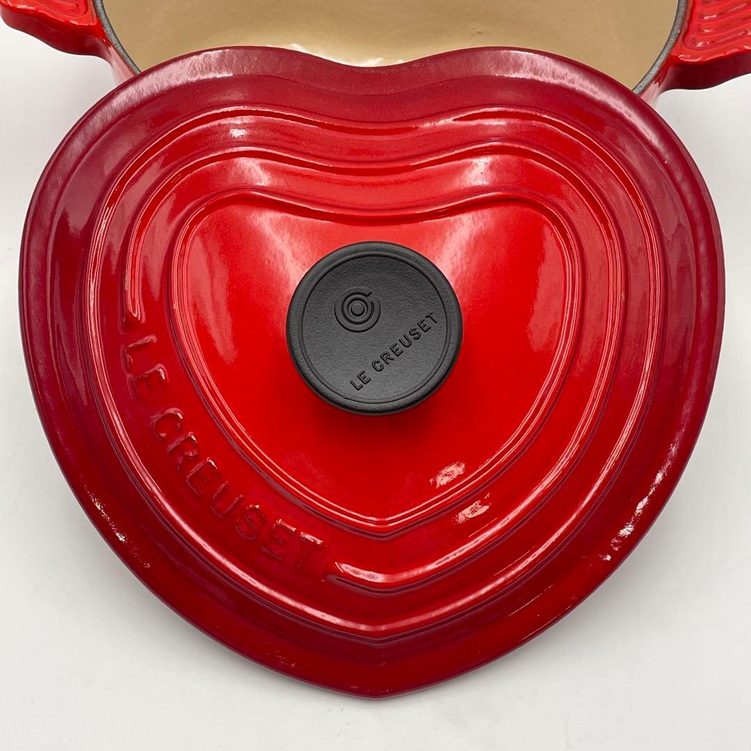 専用　ル・クルーゼ ココット・ダムール ハート型鍋 2.0L チェリーレッド