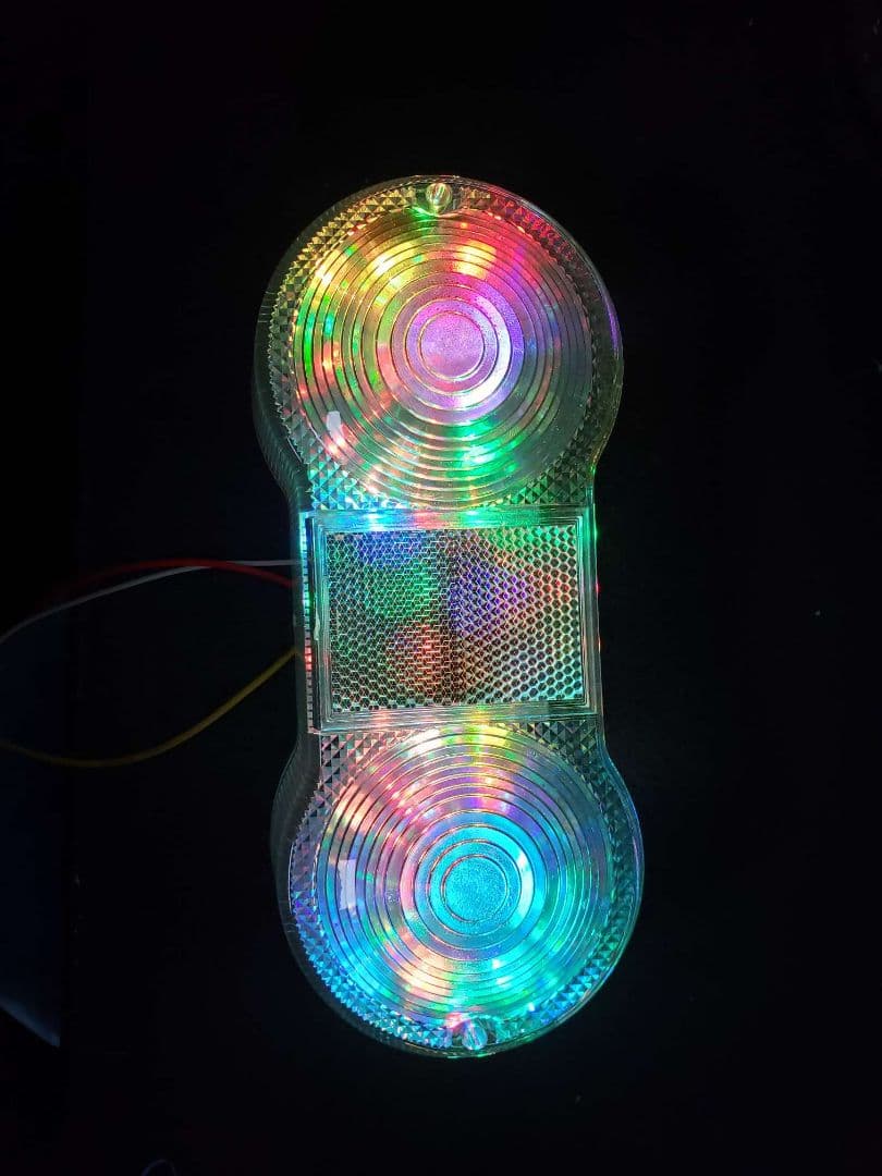 GT380 サンパチ 流れるようなLED くるくるテールランプ レインボー