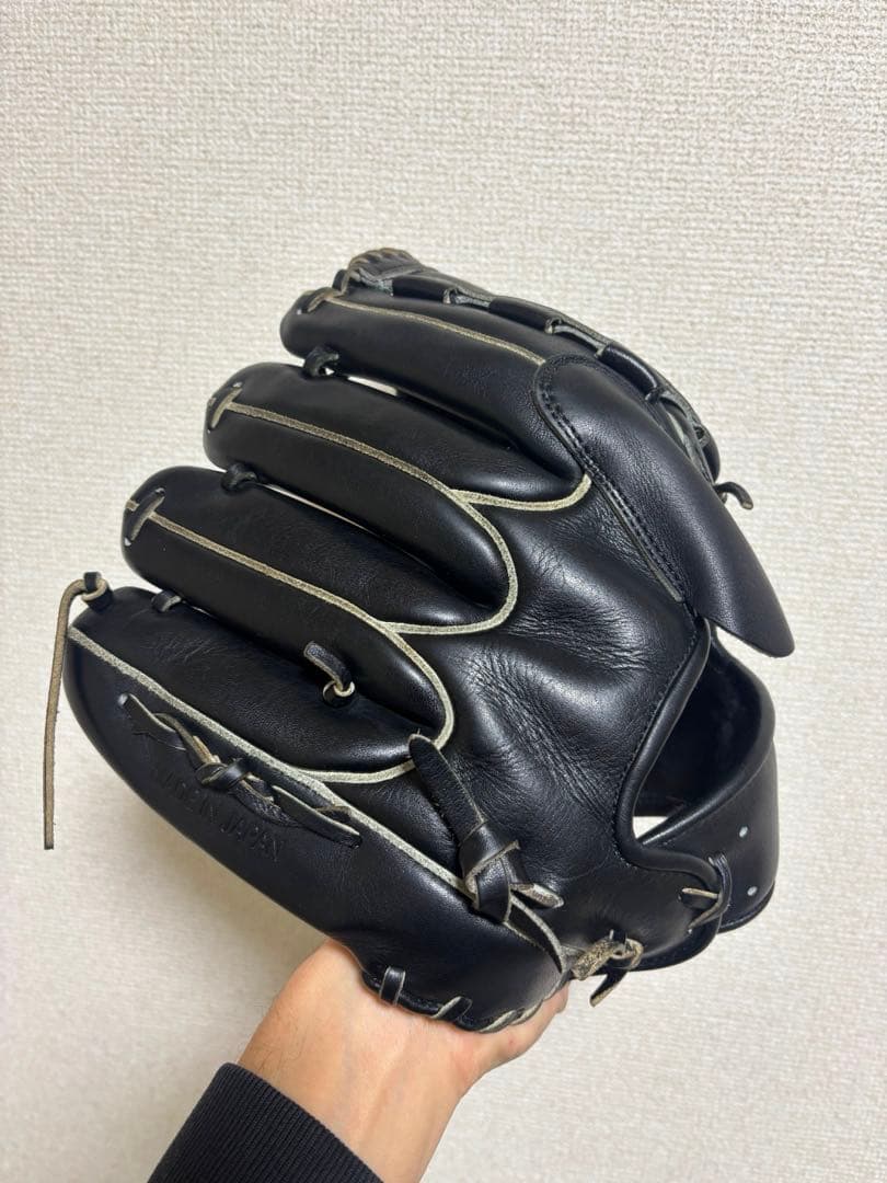《漆黒》ZETT プロステイタス　軟式投手用グローブ