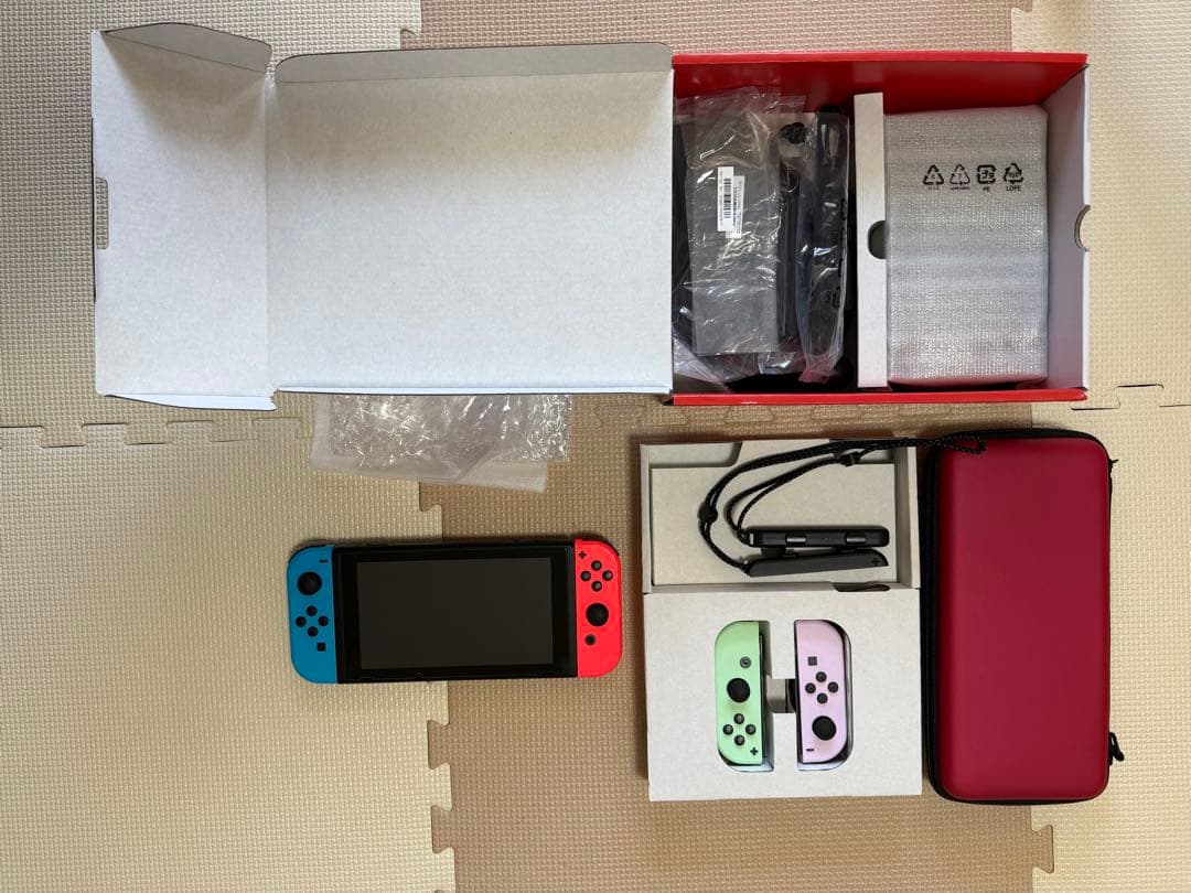 Nintendo Switch 本体 バッテリー強化版　赤/青/緑/紫 Nintendo Switch 本体 バッテリー強化版 赤/青/緑/紫 Nintendo Switch