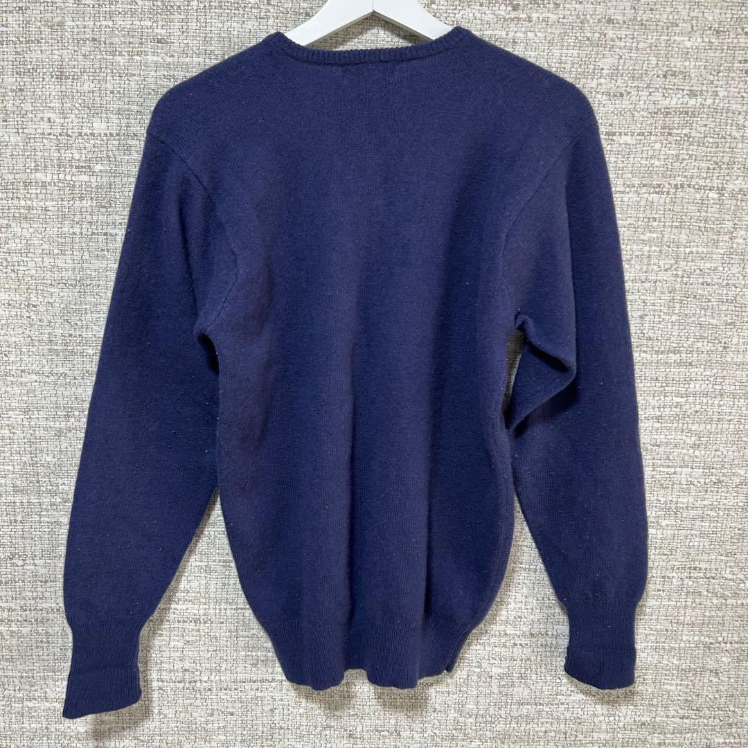 Ralph Lauren ネイビー Vネックセーター M - メルカリ