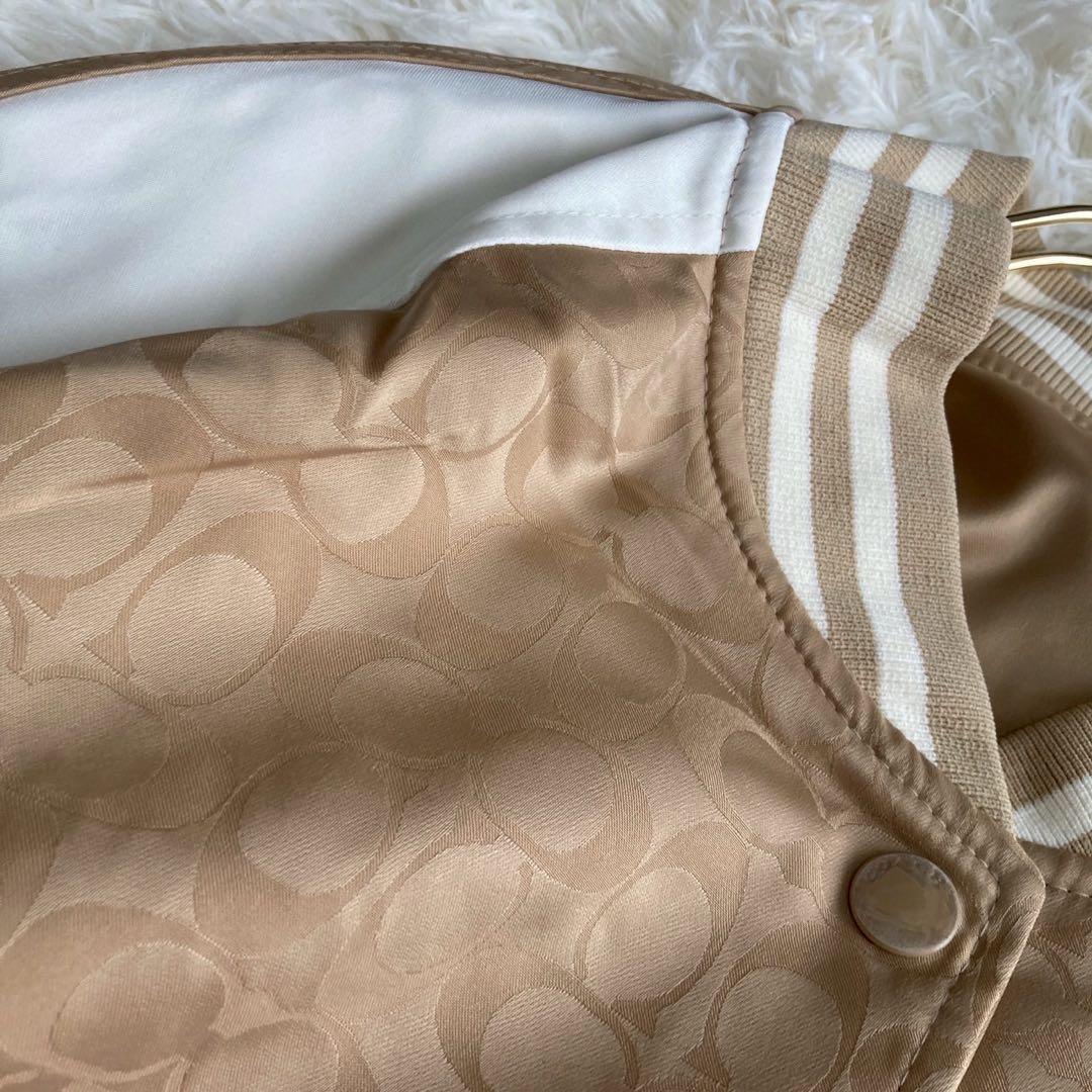 《美品》COACH リバーシブル スタジャン ベージュ カジュアル 2way