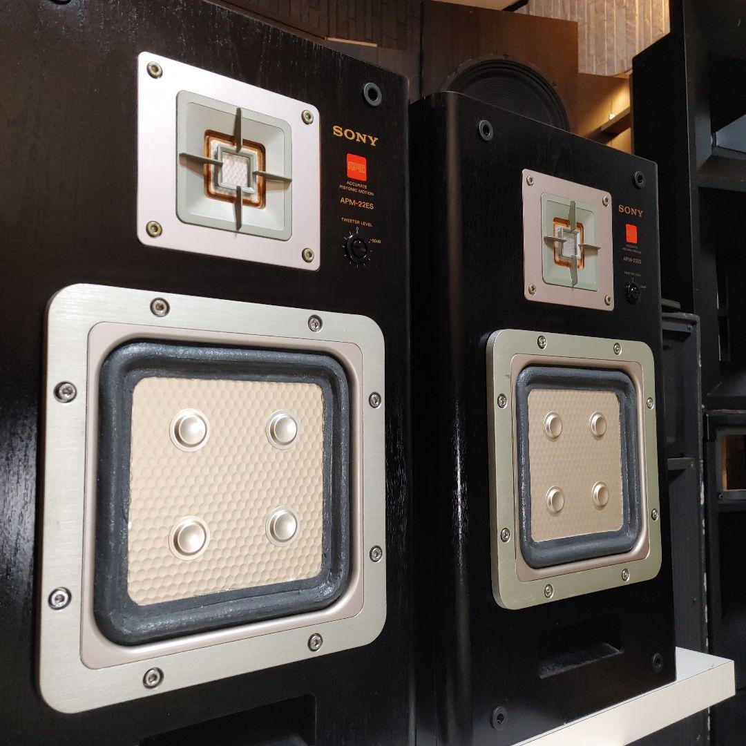 SONY 四角平面振動盤APMスピーカー ペア - メルカリ