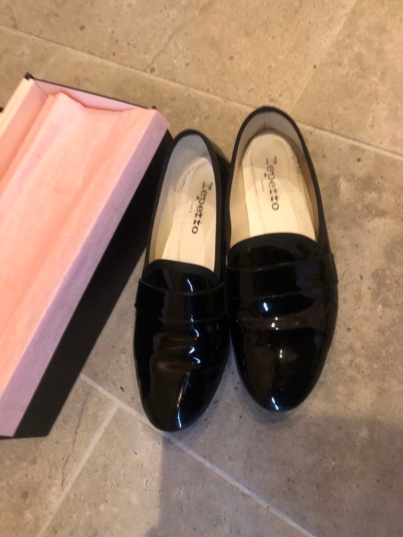 Lepetto マイケル 箱付き 定価4万円 エナメル パテントレザー EU38