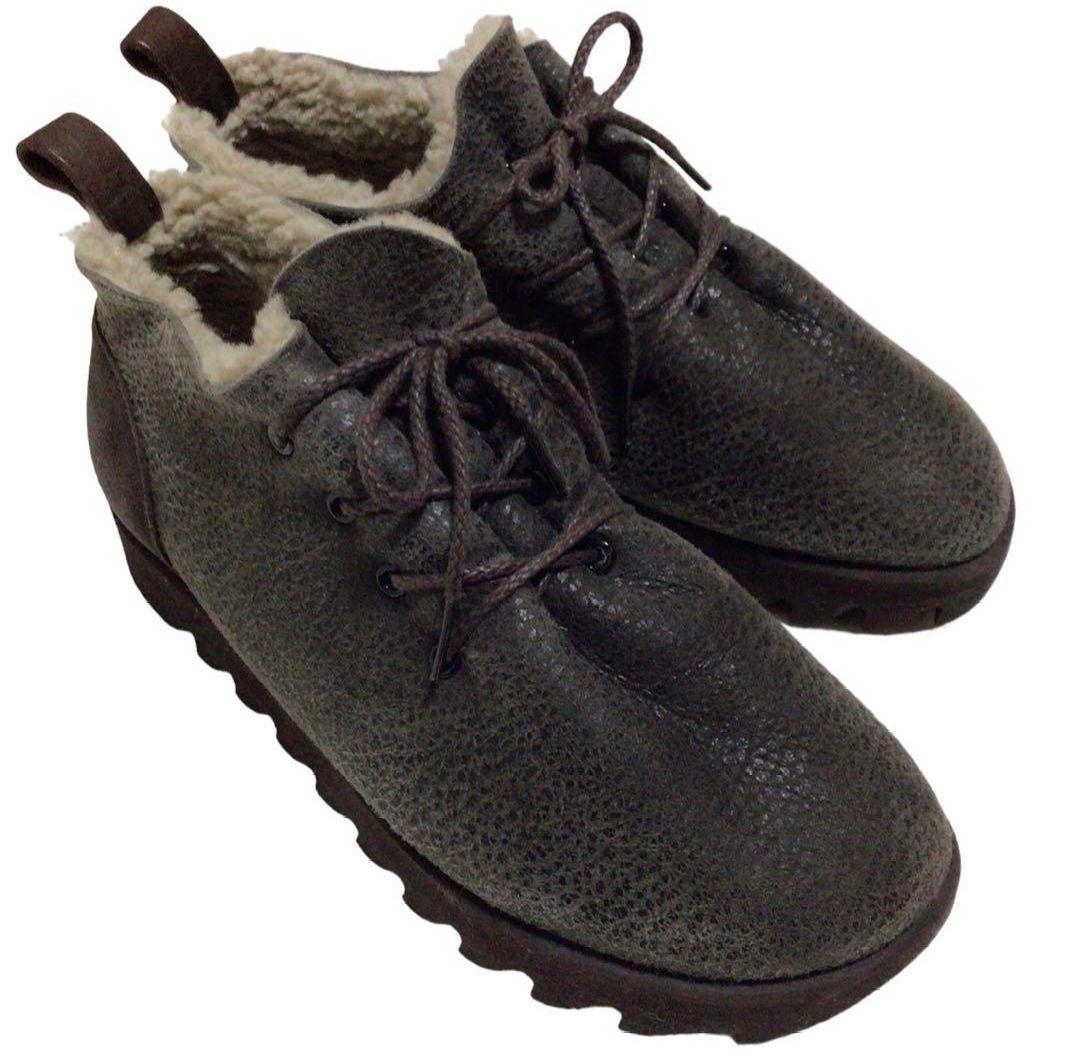 エンダースキーマhender scheme 羊革ラムレザームートンボアシューズ hender scheme (エンダースキーマ) mouton henri [tobacco]