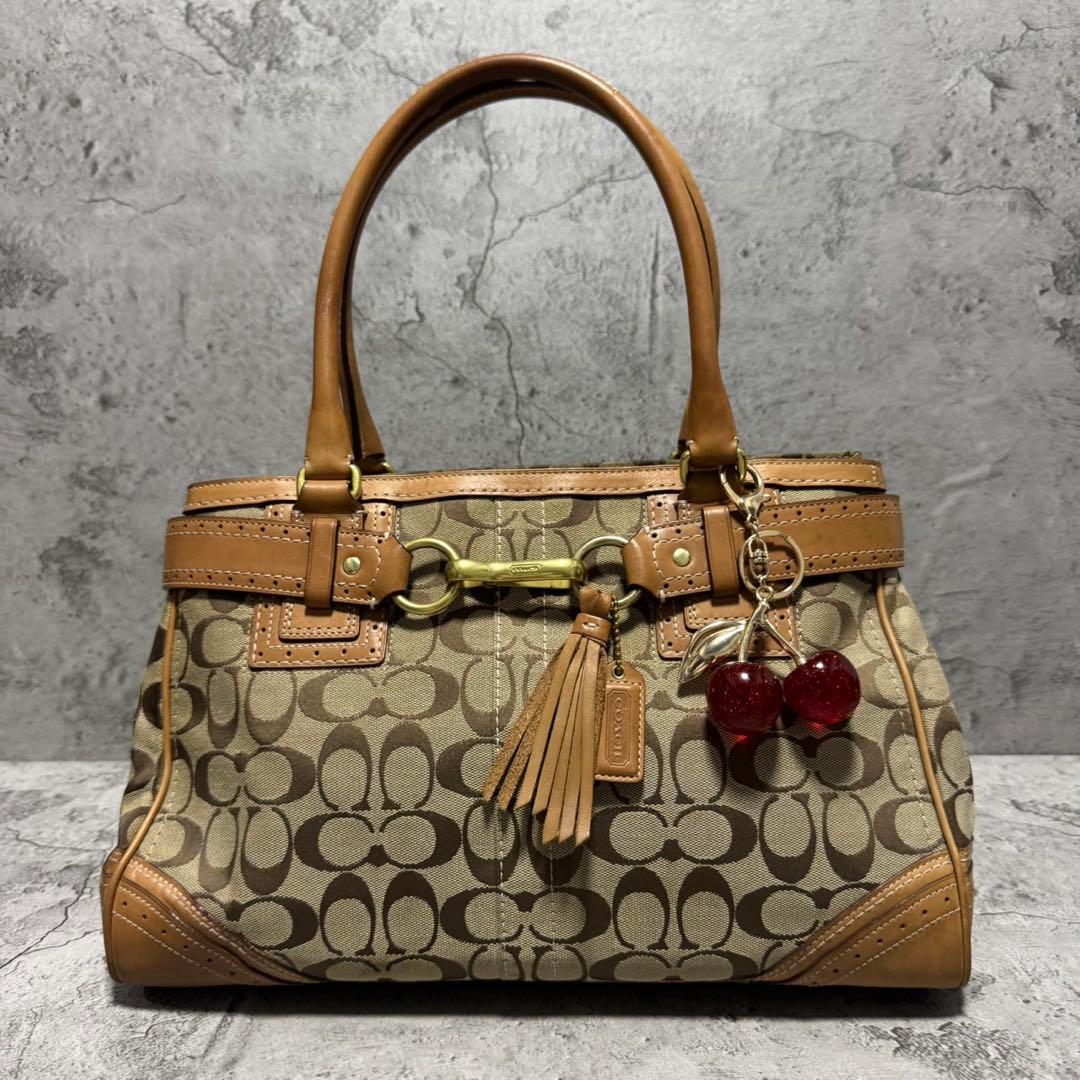 COACH Y2K Hampton Signature Boston Bag - メルカリ