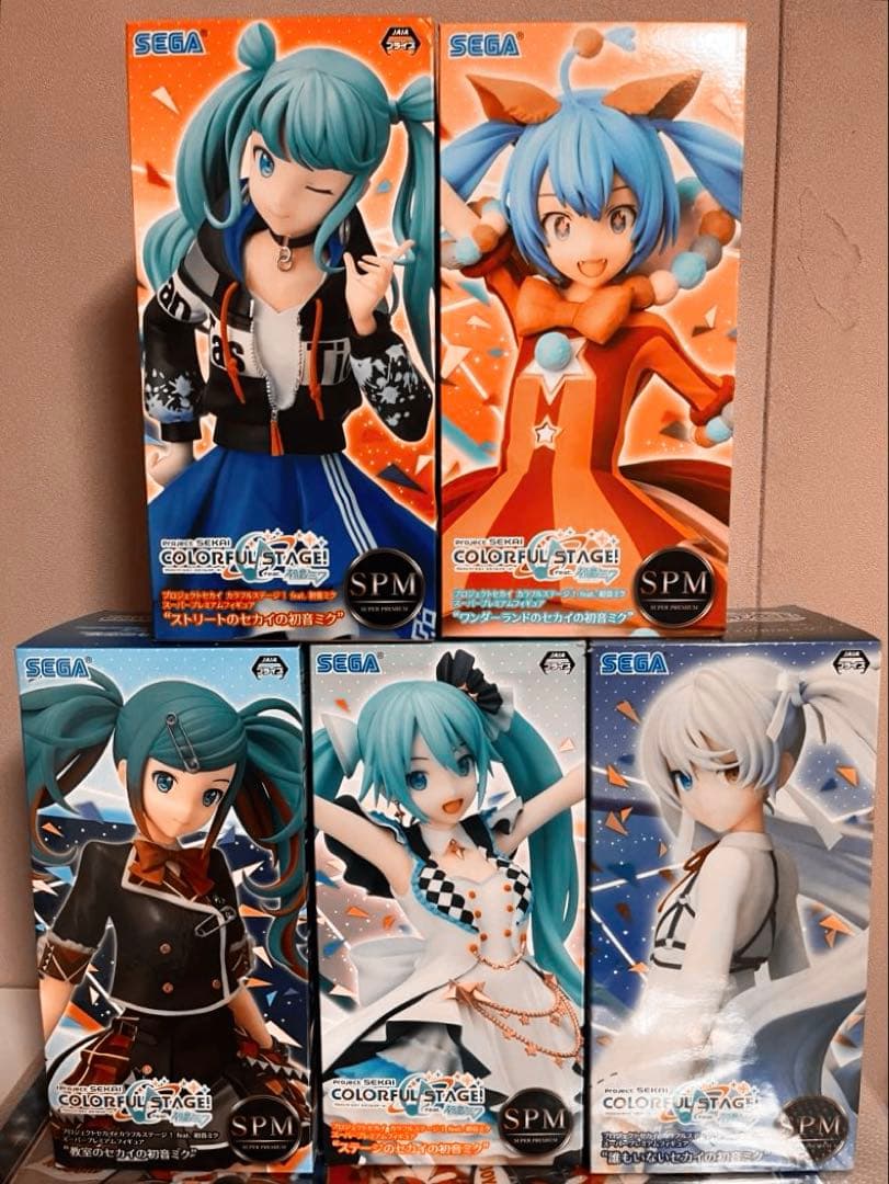 「初音ミク」SPM プロジェクトセカイ カラフルステージ5体セット Amazon | セガ プロジェクトセカイカラフルステージ！feat.初音ミク