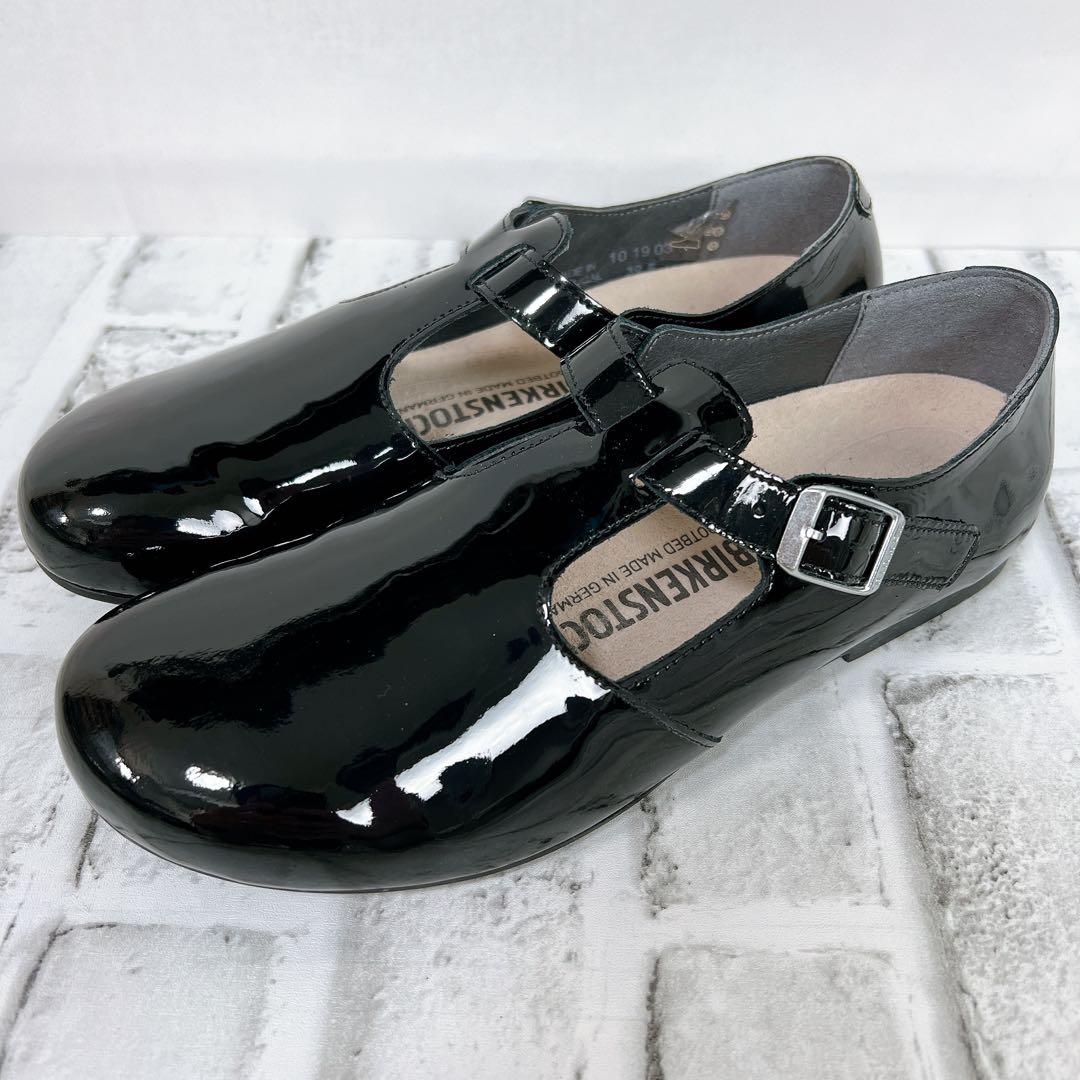 未使用に近い》BIRKENSTOCK ビルケン ティッケル エナメルシューズ