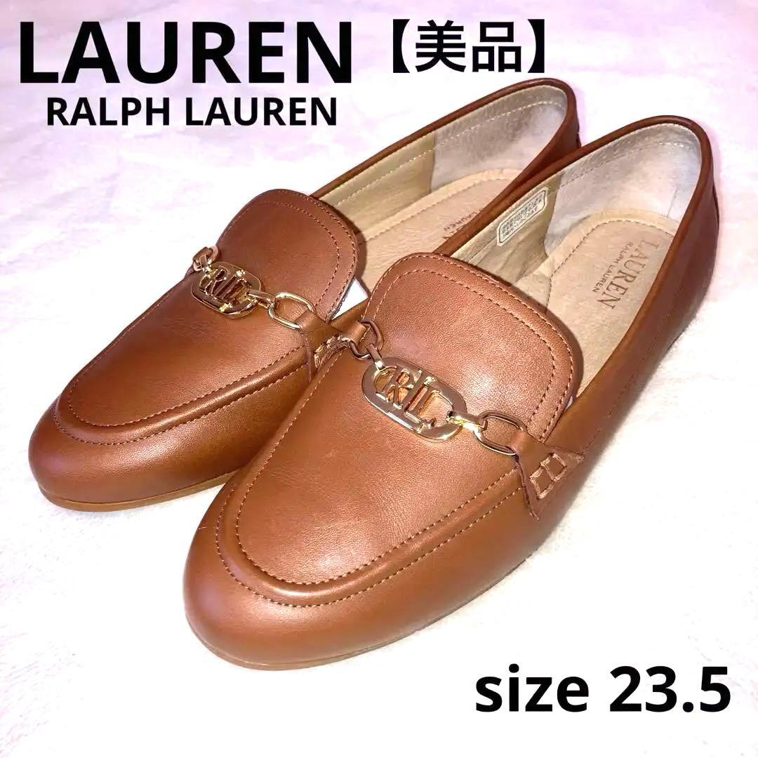 LAUREN RALPH LAUREN ローファー ブラウン 23.5cm