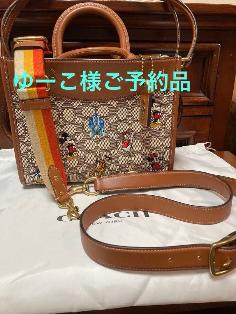 ご予約品【DISNEY×COACH】ディズニー50周年 ショルダーバッグ ご予約品【DISNEY×COACH】ディズニー50周年 ショルダーバッグ - メルカリ