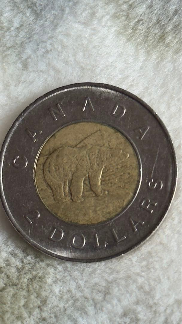 カナダ 2ドル 1996年 エリザベス2世 Yahoo!オークション - カナダ 2ドル硬貨 エリザベス女王2世 1996年発