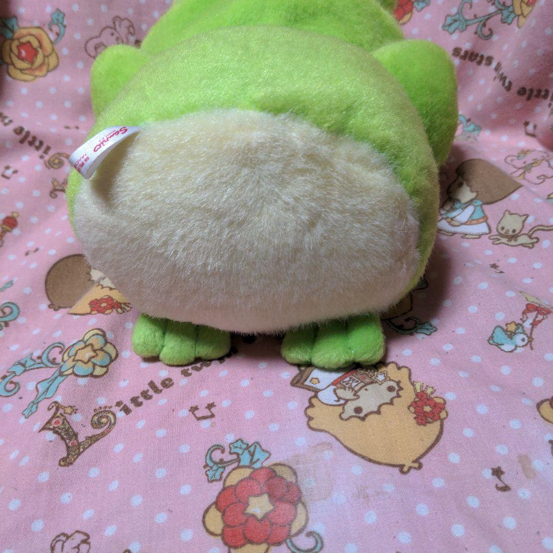 レア 昭和レトロ サンリオ ハローキティぬいぐるみ 着ぐるみカエル