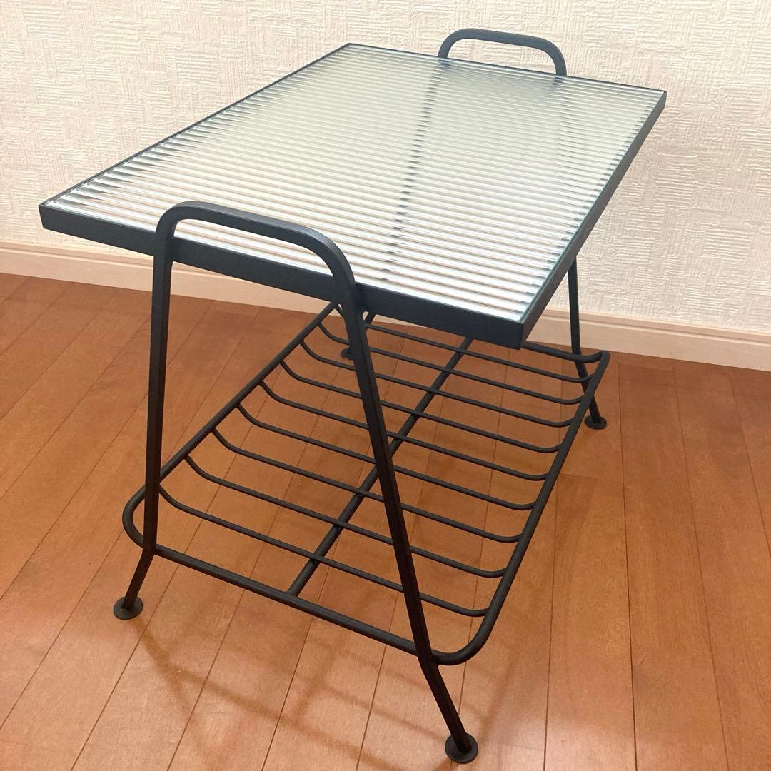 unico STELLA アイアンサイドテーブル - メルカリ