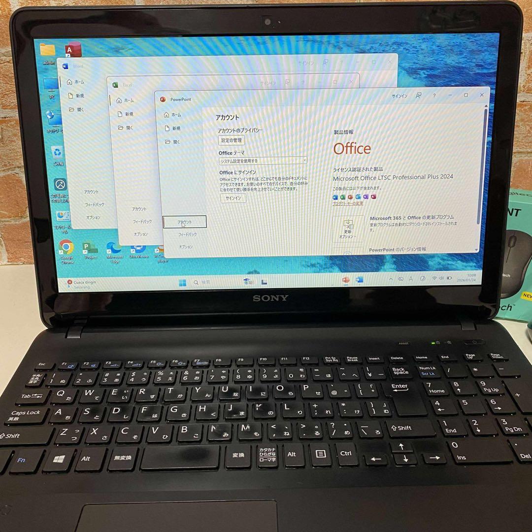 SONYノートPC Corei7 SSD メモリ8GB Wind11オフィス付 - メルカリ