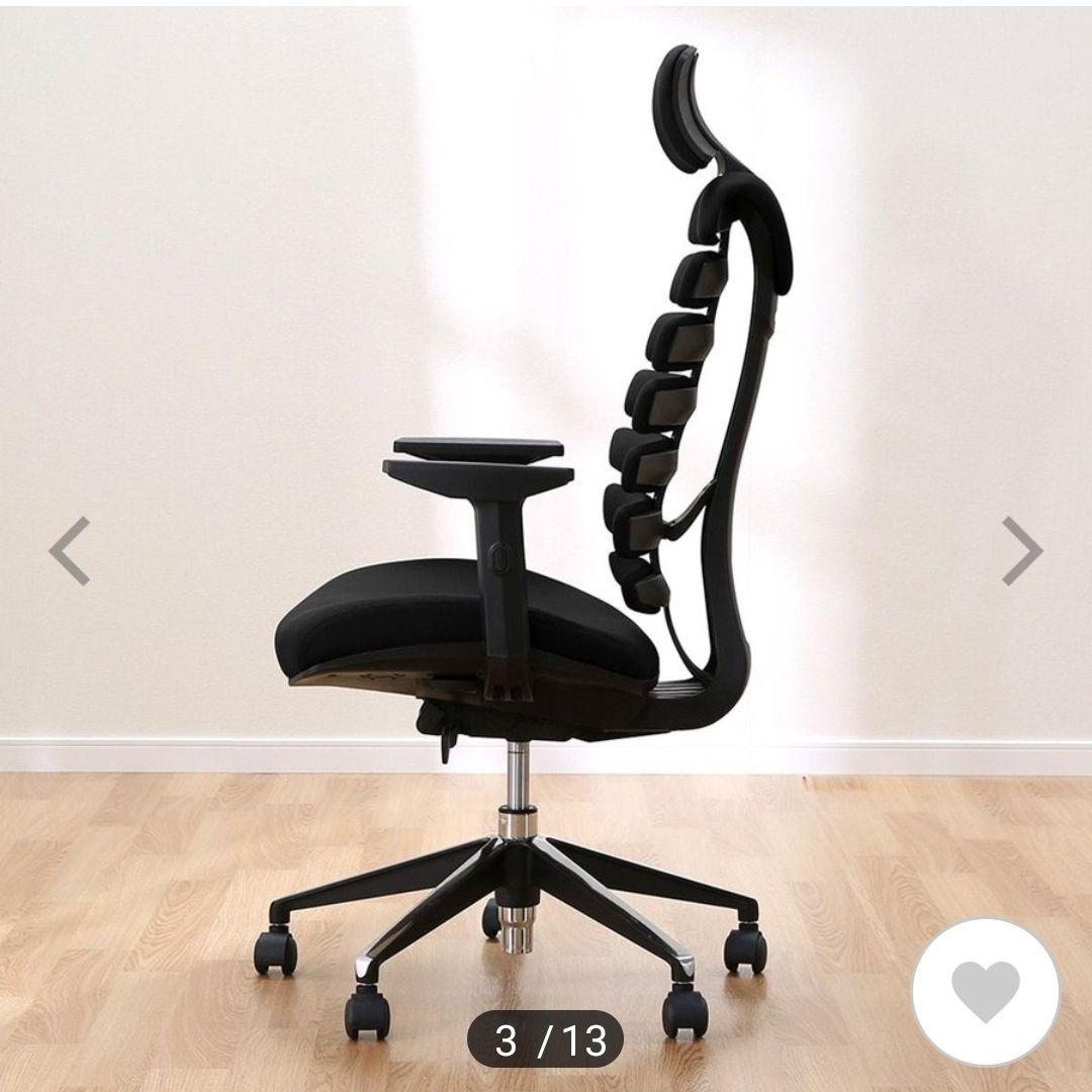 美品】ビジネス チェア(エルゴクエスト BK) ニトリ ブラック - メルカリ