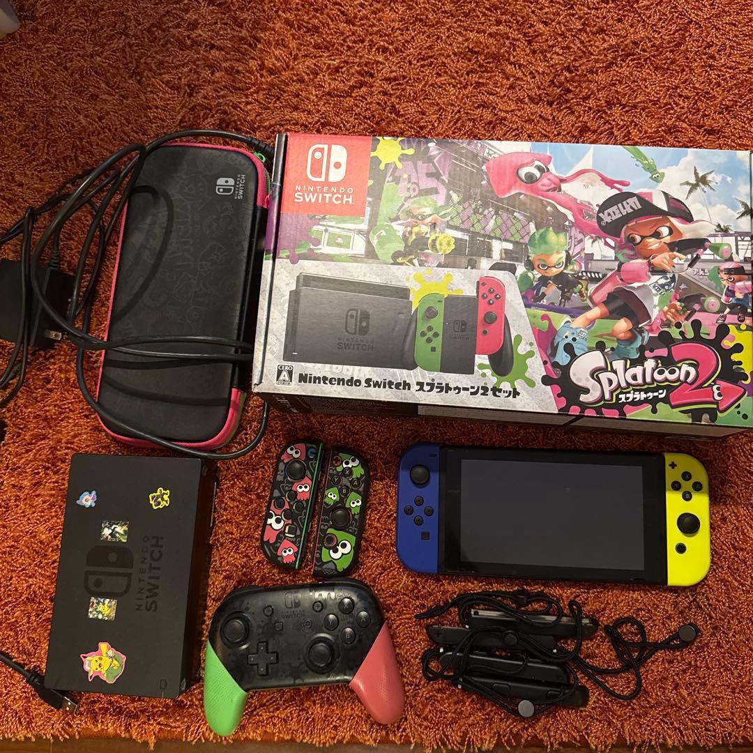 Switch Nintendo Switch スプラトゥーン2セット ＋ケース他 Amazon.co.jp: Nintendo Switch スプラトゥーン2セット : ゲーム