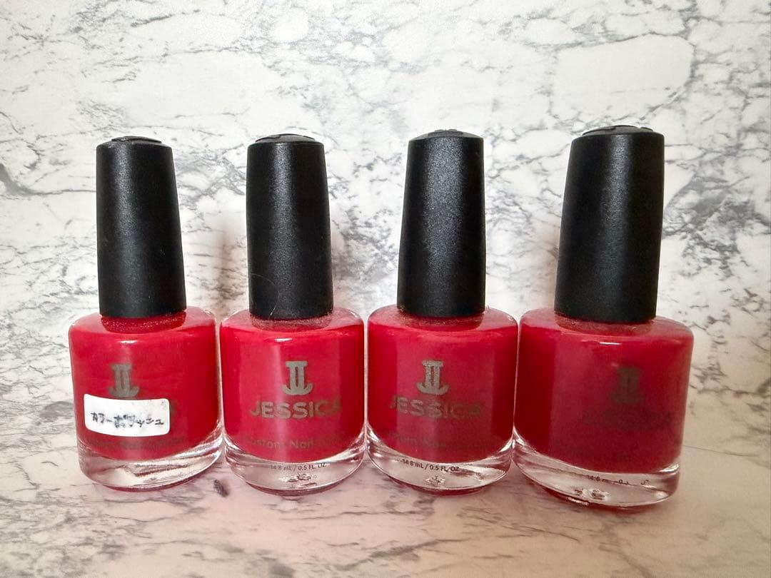 JESSICA ベース、トップ、赤ポリ等のセット ネイル検定 - メルカリ