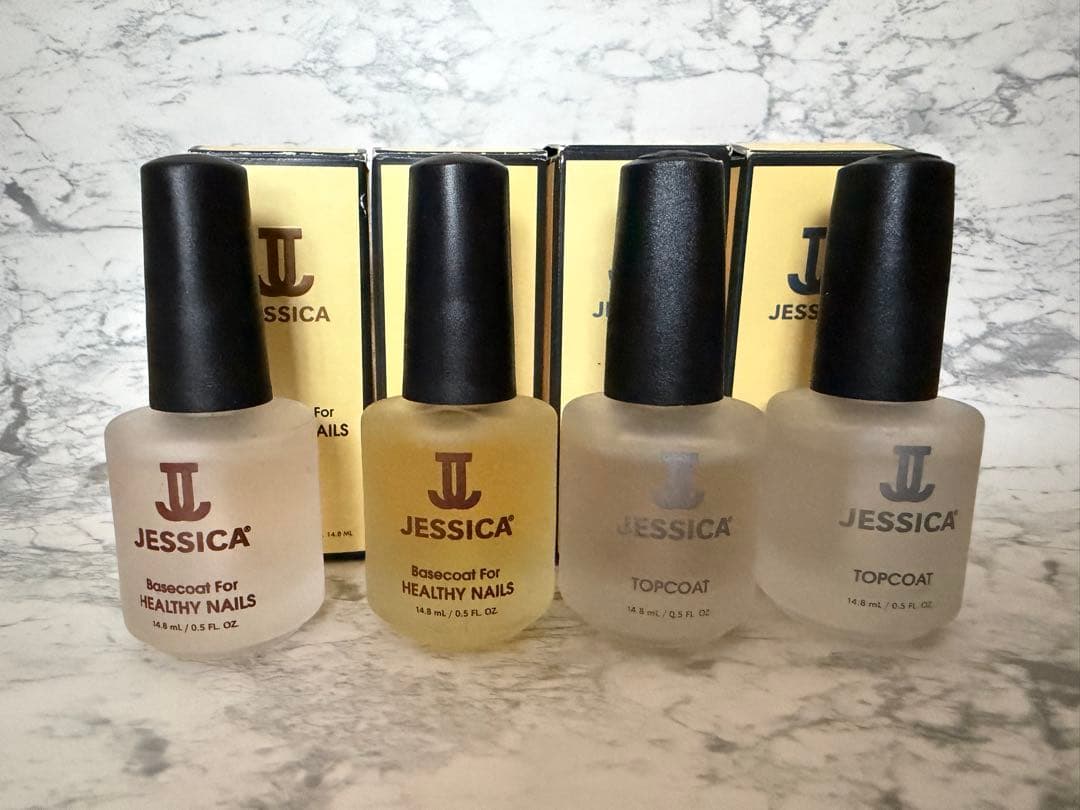 JESSICA ベース、トップ、赤ポリ等のセット ネイル検定 - メルカリ