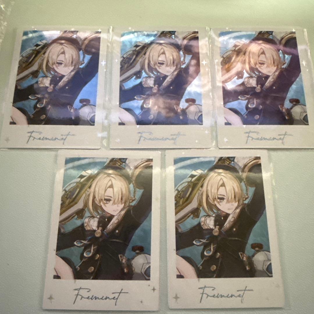原神 中国 fes 箔押し チェキ風カード フレミネ - メルカリ