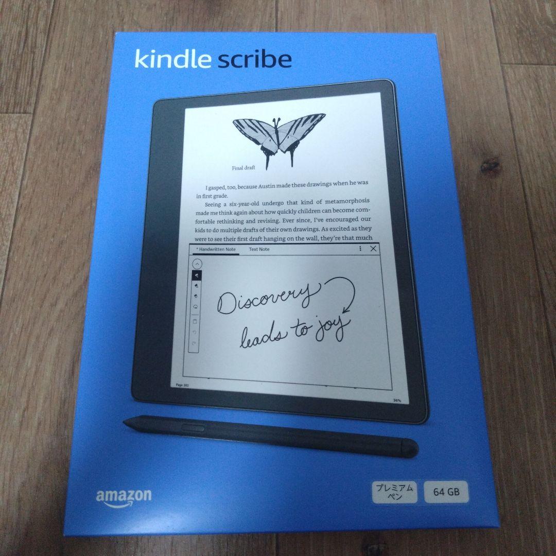 美品】Kindle Scribe 64GB 本体 純正カバー プレミアムペン - メルカリ